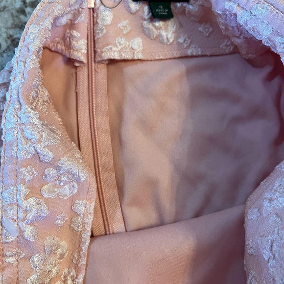 Wild Fable Womens Light Pink Floral High Rise Notch Front Mini Skirt Size 12 - Picture 6 of 12